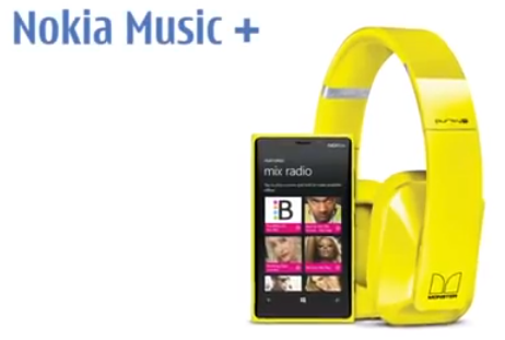 Nokia Music+ available on Lumia