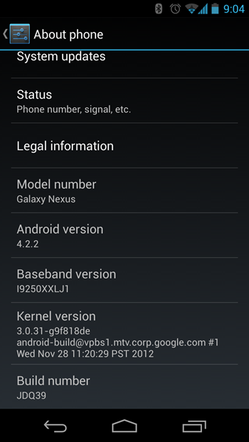 Android 4.2.2 Rolling out to Nexus Devices