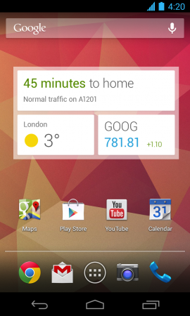 Google Now   Updated. New apps and a widget.