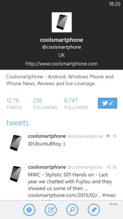 Windows Phone Twitter app just got awesome