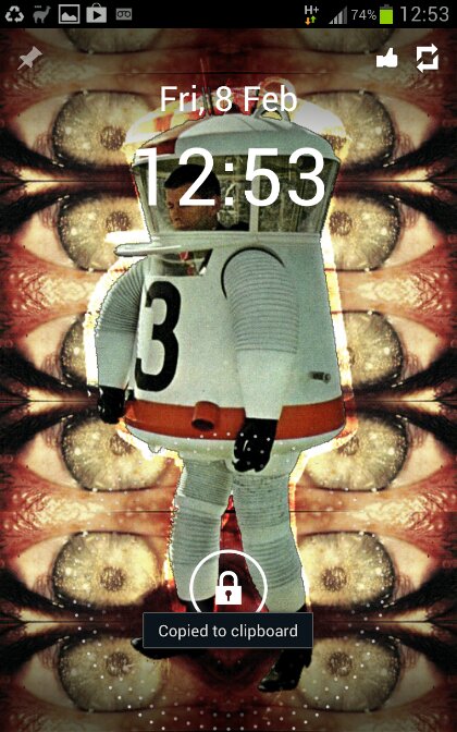 An animated GIF on your lock screen