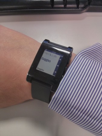 Pebble   the watch that connects to your phone