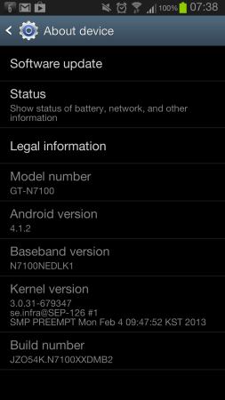 New firmware for Note II available on Three