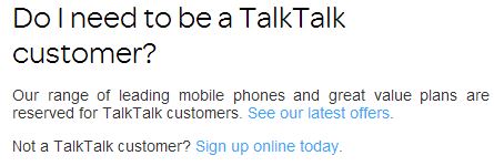 MVNO Feature   TalkTalk Mobile