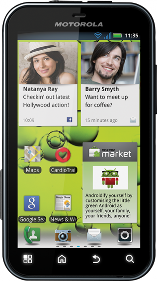 Motorola Defy+ Launched on Three