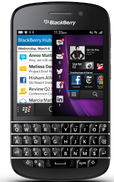 BlackBerry Q10 available for pre order at Carphone Warehouse