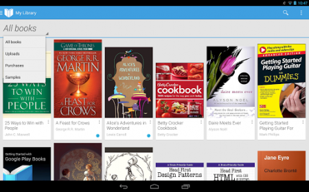 Google Play Books is updated