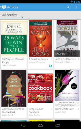 Google Play Books is updated