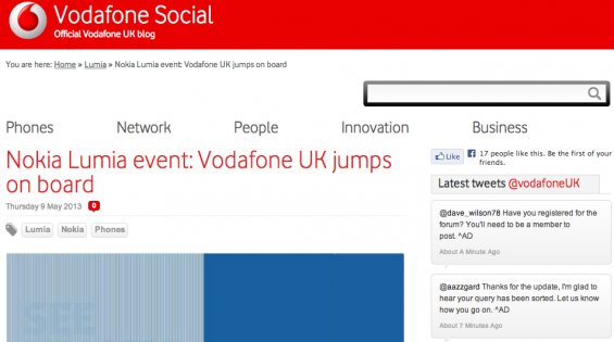 Vodafone confirm new Lumia due soon