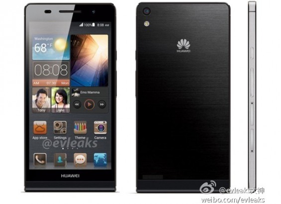 Huawei Ascend P6 leaks   updated with more colours