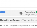 Gmail update brings multiple inboxes