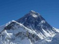 One on a mountain top. Video call from Everest