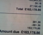 Had a big phone bill? It’s nothing compared to this, but..
