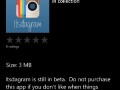 Itsdagram the Instagram third party app for Windows Phone is now available