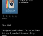 Itsdagram is back on the Windows Phone Store