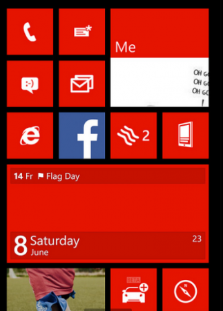 Leaked WP8 build shows notifications centre