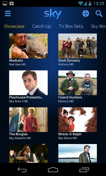 Sky+ Android app updated, and jolly good it is too