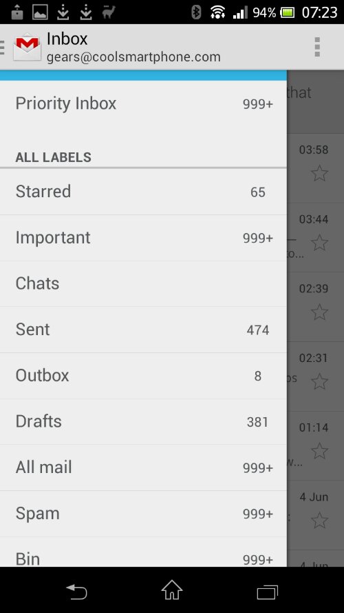 Gmail for Android gets that new update