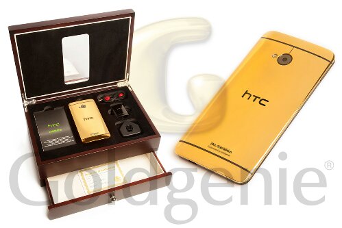 HTC One. Howd you fancy a 24 Carat Gold version?