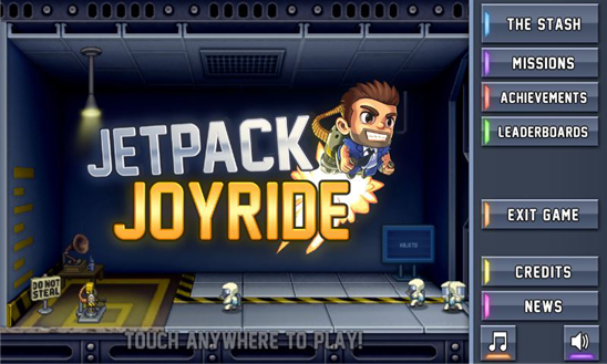 Jetpack Joyride is now available for Windows Phone 8