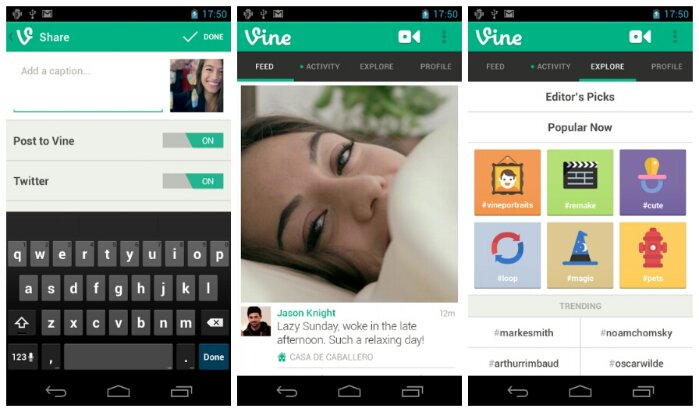 Vine for Android is nearly available