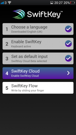 Swiftkey Cloud Beta now available