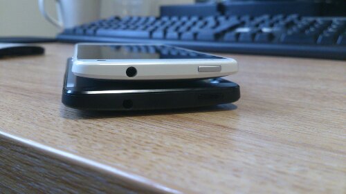 HTC One mini comparison photos