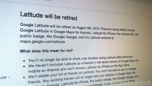 Goodbye Google Latitude