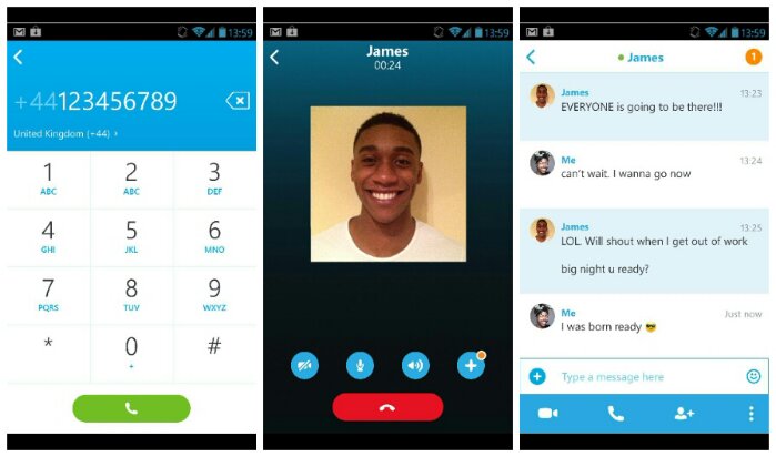 Skype  Android -  2