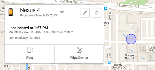 Find your lost phone with Android Device Manager
