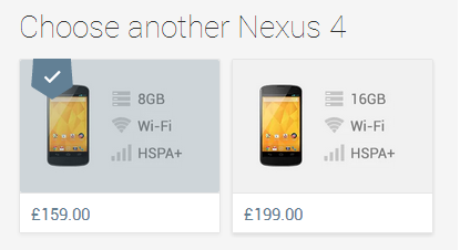 Bought a Nexus 4 from Google Play    claim a refund now....