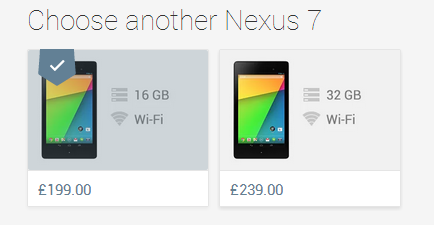 The new Nexus 7 is now available on the UK Play Store