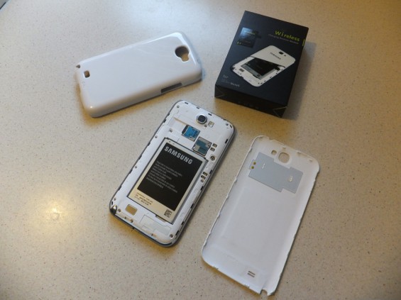 Qi Wireless Charging Receiver Card   Samsung Galaxy Note 2   Review