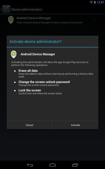 Android Device Manager starting to arrive
