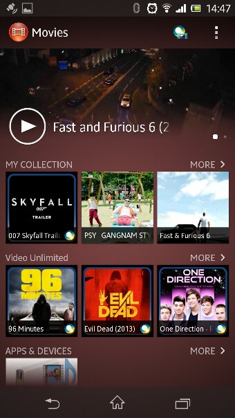 Sony Xperia media apps updated