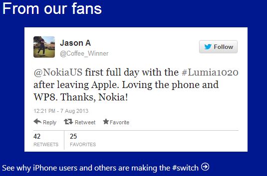 Microsoft come out fighting   Lumia 1020 vs iPhone 5s