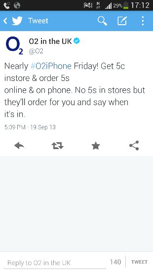 Tomorrow is iPhone Day, but O2 wont have any 5s handsets in store