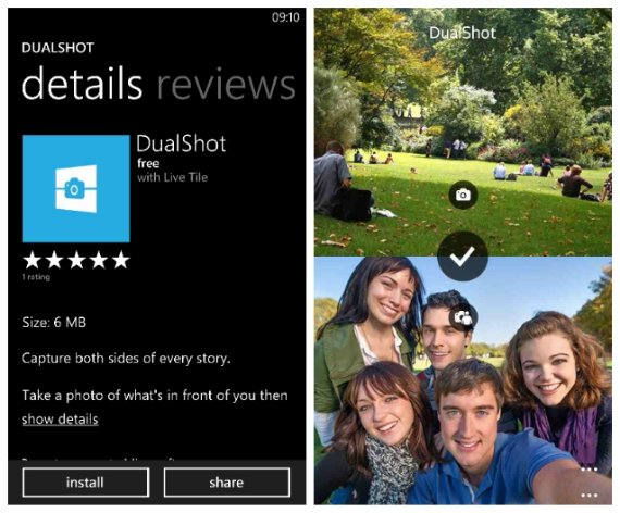 DualShot for Windows Phone is now available