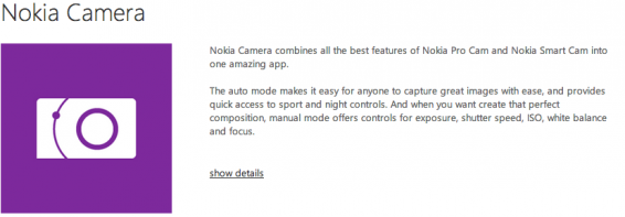 Nokia Camera app updated
