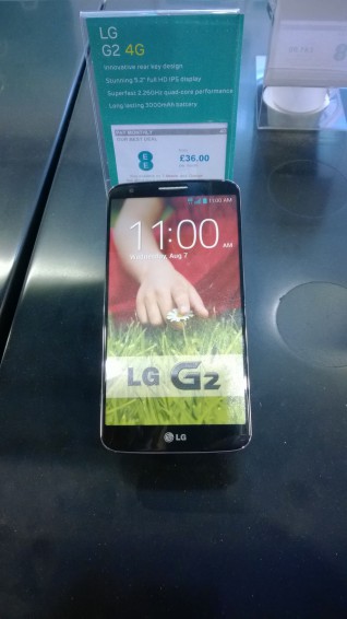 LG G2 coming to EE