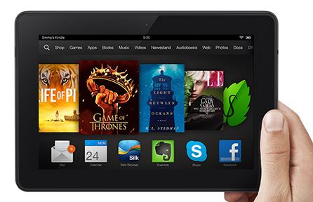 The new Kindle Fire HDX includes a little extra....person