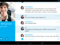 Skype updated for tablets