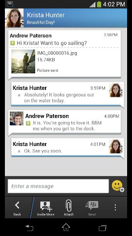 BBM arrives for Android and iPhone. World continues turning.