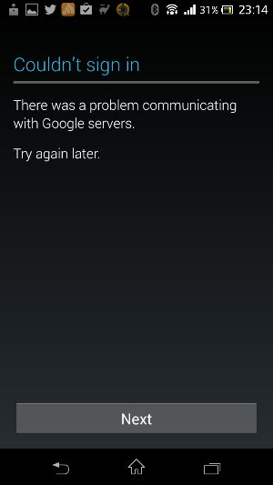 Google Servers down?