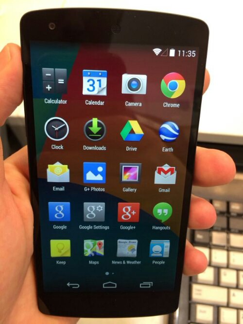 Hands on with the Nexus 5