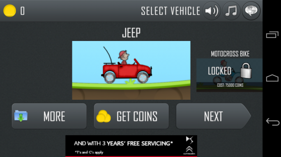 Hill Climb Racing   Android and iOS recommended app