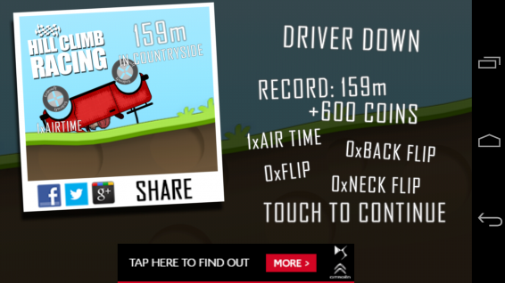 Hill Climb Racing   Android and iOS recommended app