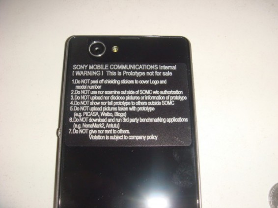 Sony Z1S Pictures Leak