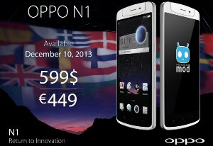 Oppo N1 goes on Sale €499