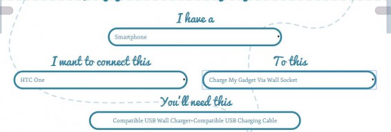 Connecting your gadget   A simple solution to finding the right cable